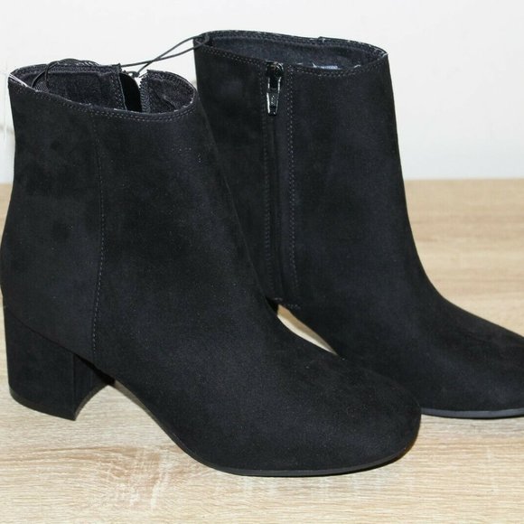 Time and Tru Shoes - Time and Tru Women's Mid Ankle Boot Faux Suede